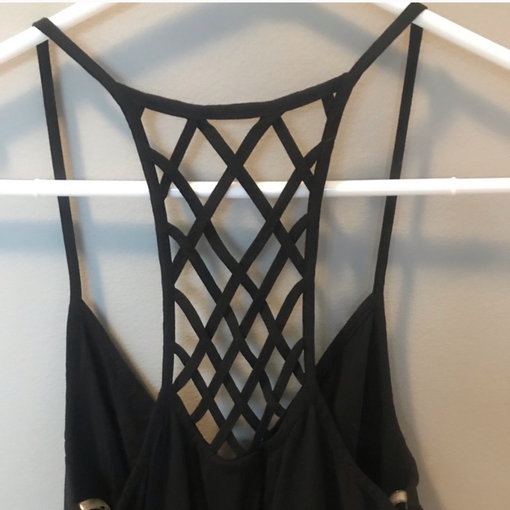 Black maxi dress